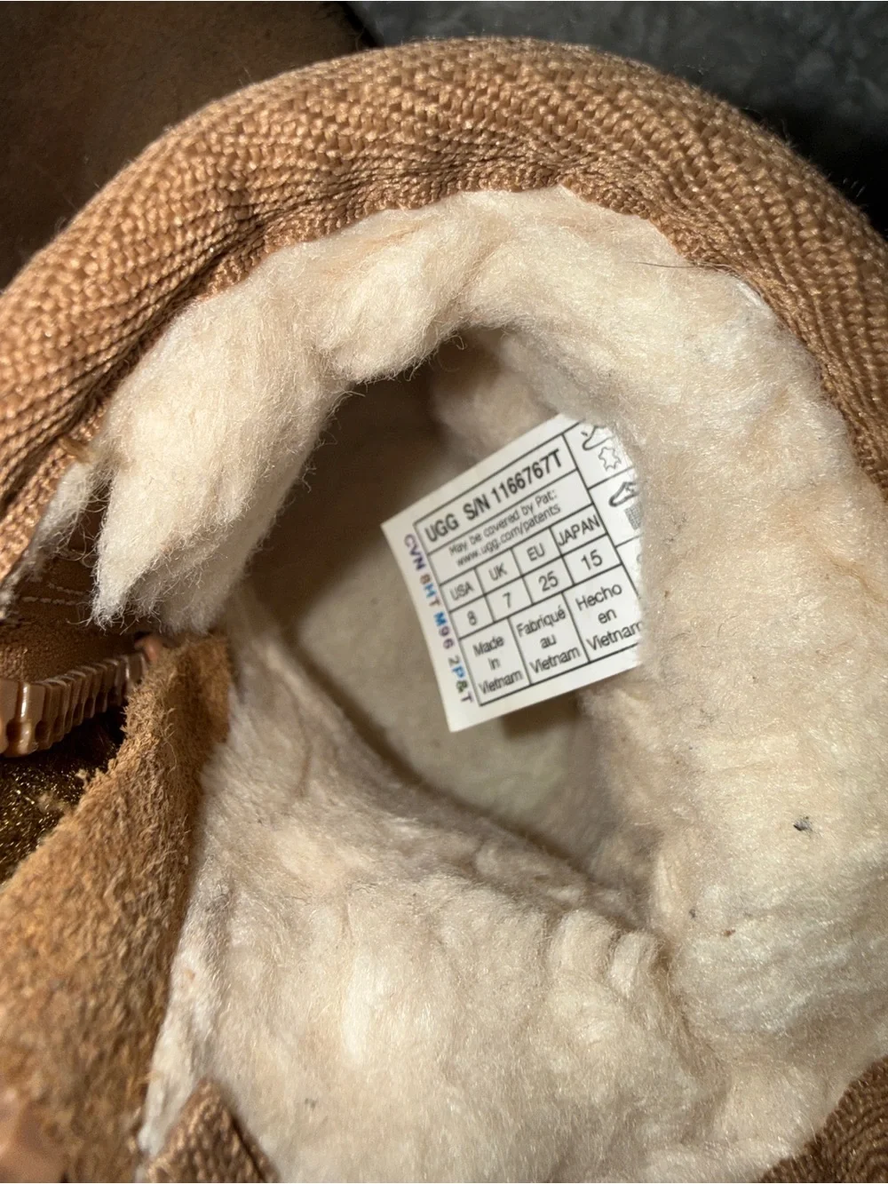UGG soft suede
